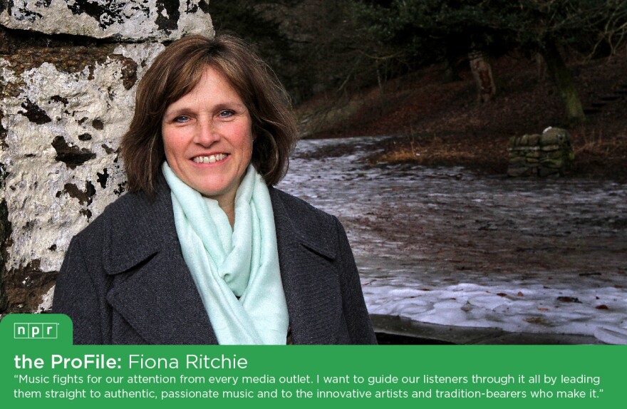 NPR's The Thistle & Shamrock Host Fiona Ritchie.