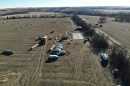 TC Energy response staging area on Dec. 10, 2022, in Washington County, Kansas.