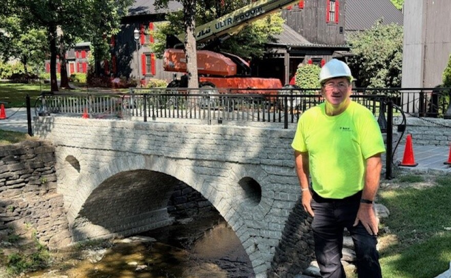 Rippingale built dry laid stone bridges at Maker’s Mark Distillery in Marion County