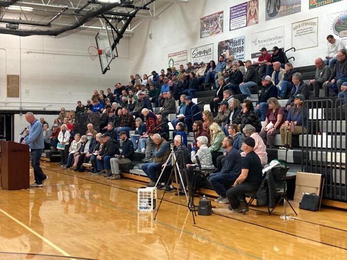 At a packed meeting in Ellsworth, Banks Township board keeps zoning laws in place