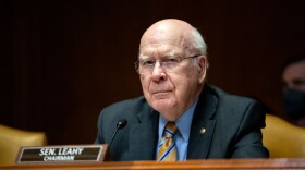 U.S. Sen. Patrick Leahy (D-VT) listens during the Senate Appropriations Committee Subcommittee on Defense at the U.S. Capitol on May 3, 2022  in Washington, DC.  (Amanda Andrade-Rhoades-Pool/Getty Images)