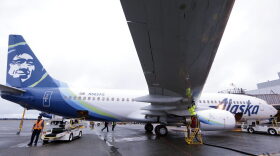 An Alaska Airlines jet in 2016, at Seattle-Tacoma International Airport in SeaTac, Wash. (Elaine Thompson/AP)