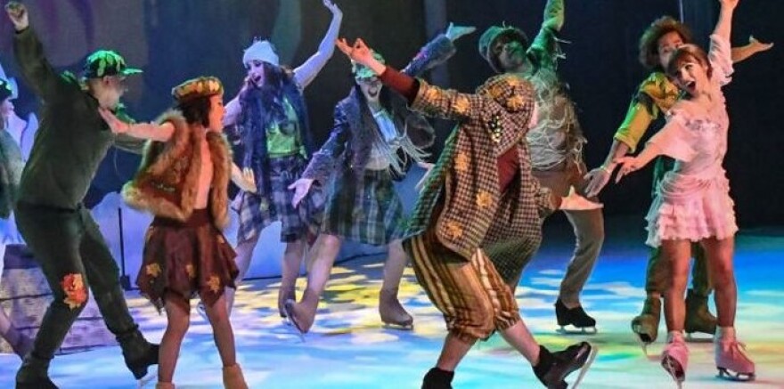 Ice skaters perform Fairytales on Ice