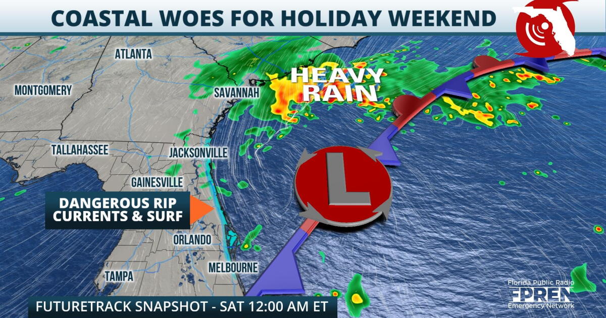 Strong surf and winds on Florida's East Coast for Memorial Day weekend ...