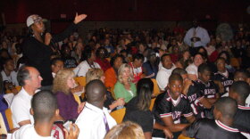Parents and students oppose CMS plan to close Harding University High.