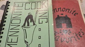 Two cookbooks featuring Mennonite food recipes