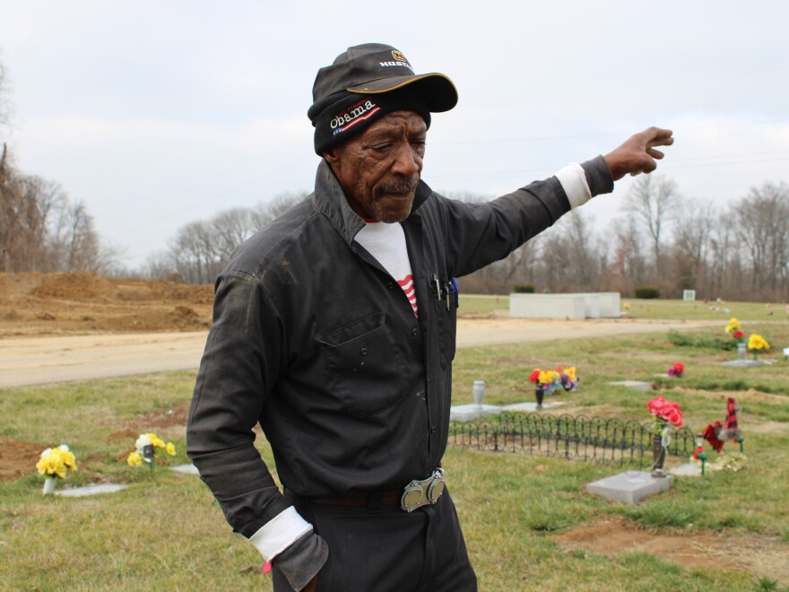 In 2019, Johnnie Haire broke ground on a new section of Sunset Gardens of Memory cemetery in Millstadt, Illinois, to create the "Garden of Grace," which includes teenagers and young adults, many of whom were victims of gun violence.