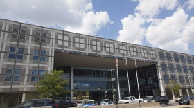 Boston Police Department headquarters (Joe Difazio for WBUR.)