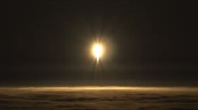 A Falcon 9 rocket lifting off from Vandenberg Space Force Base Wednesday night.