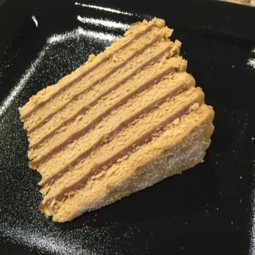 A slice of stack cake.