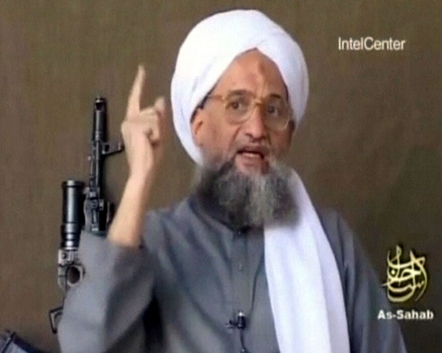 Al-Qaida's leader Ayman al-Zawahri in 2005.