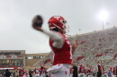 Hoover Warming up before the game