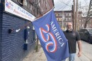 Justin Strevig owns Flag-Works Over America, where he sells all kinds of flags — including the official flag for the country's semiquincentennial.