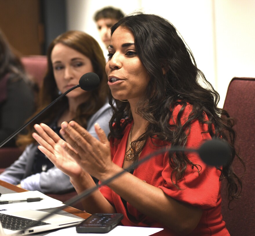 Arizona state Sen. Analise Ortiz at a 2024 legislative hearing.