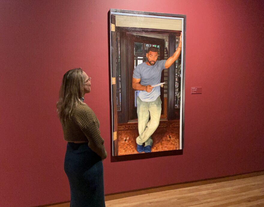 Cortlyn Brown is a doctor who attended the opening of the 'In Pursuit of Home' exhibit.