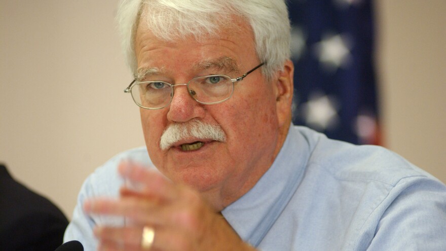 Rep. George Miller, D-Calif., addresses a panel of family members during a hearing on the Upper Big Branch Mine Tragedy in Beckley, W.Va., at the Beckley-Raleigh Convention Center in May 2010.