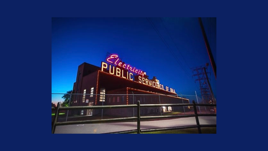 Public Service Company of Oklahoma's Tulsa power station