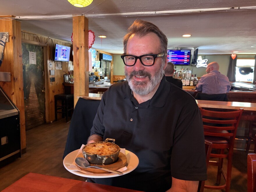 Cliff Krajkovich, co-owner of Gravity Restaurant & Bar in Waymart, organized NEPA's first french onion soup contest.