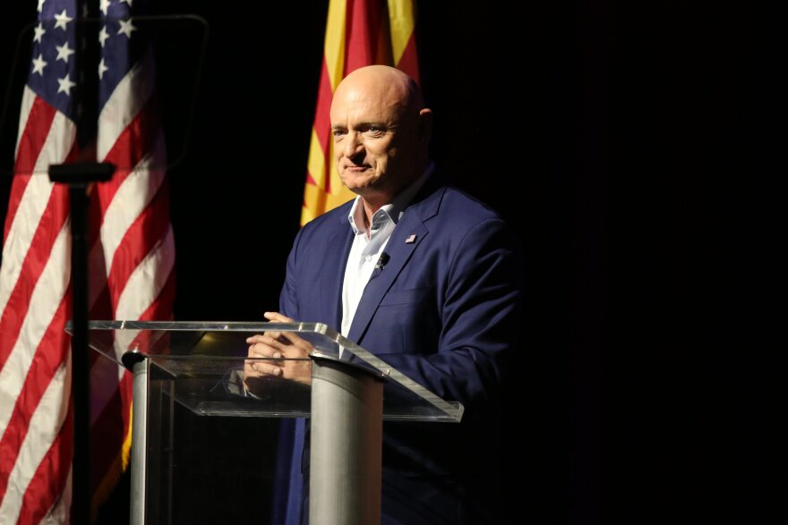 U.S Sen. Mark Kelly was sworn in Jan. 3, 2023 to serve a full six-year term after he won reelection in November.