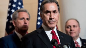 Rep. Gary Palmer, R-Ala., speaks to the media on Nov. 14, 2018. (Bill Clark/CQ Roll Call)