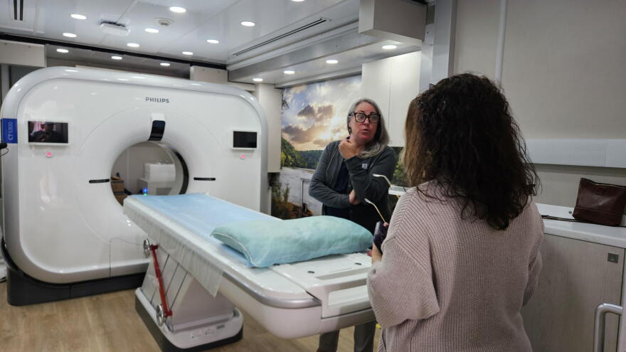 Roswell Comprehensive Cancer Center's new mobile screening unit replaces the center's original van for lung cancer screenings that debuted in 2022.