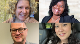 Erin Cooperman (top left), Tiana Williams Iruoje (top right), Ross Grimes (bottom left), April Hennessey (bottom right)