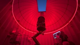 A view inside the Keeble Observatory at Randolph-Macon College in Ashland.