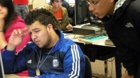 Renton High School students working on a recent edition of the student newspaper Arrow. A push is underway to sign up students in Renton and other South King County districts for the College Bound Scholarship