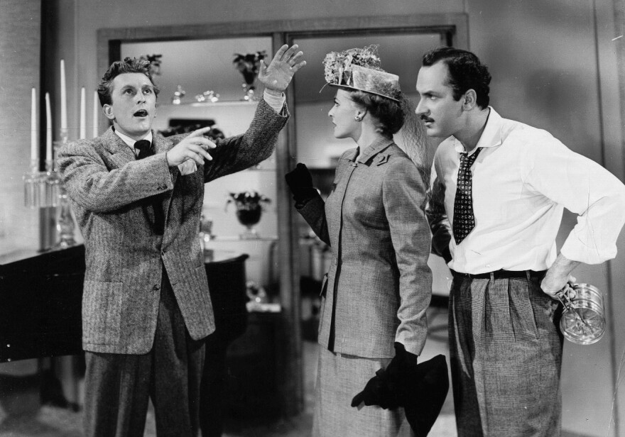 Kirk Douglas, Laraine Day, and Keenan Wynn in My Dear Secretary (1948)