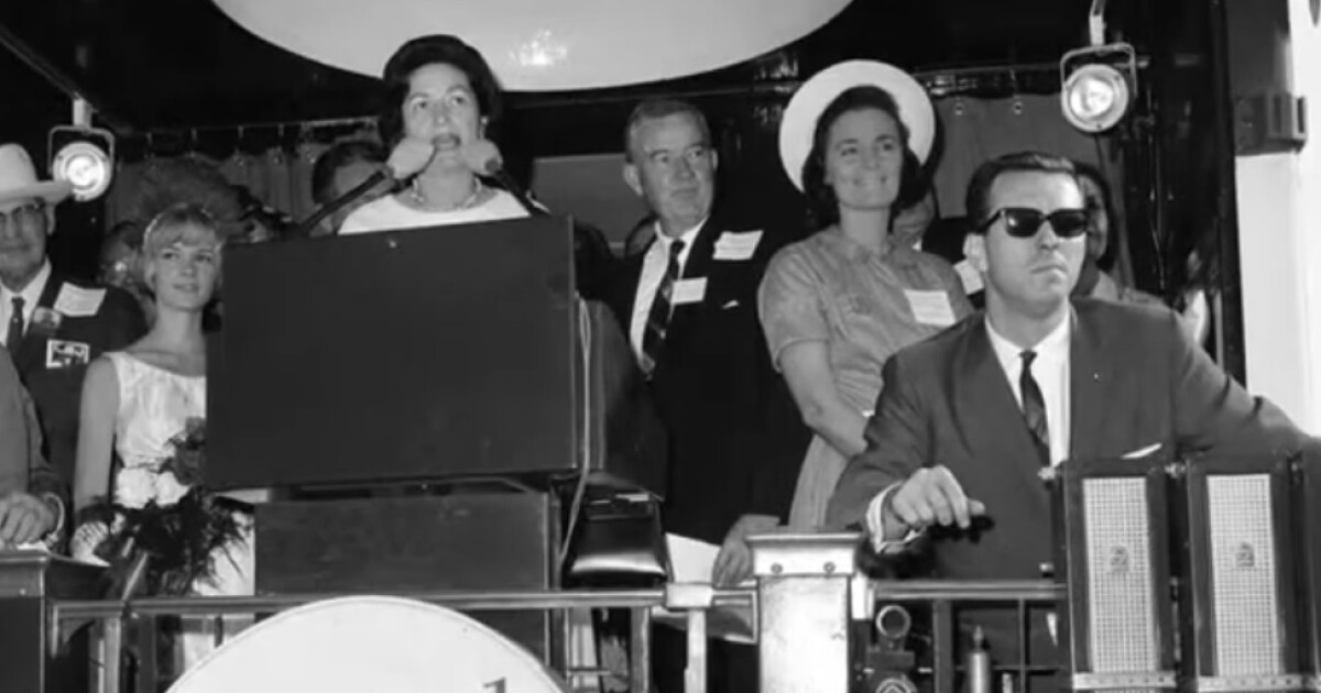 When Lady Bird Johnson asked the South to join the future