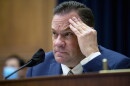 FILE - In this June 29, 2020 file photo Rep. Russ Fulcher, R-Idaho listens to testimony, on Capitol Hill in Washington.