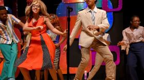 Aiken High School students perform Hairspray Jr. as part of the Jumpstart Theatre Program in 2019.