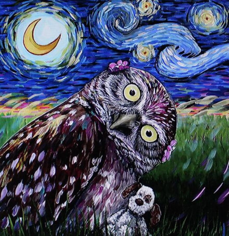 Artwork from 'Flights of Wonder' exhibition at Cape Coral Art Center