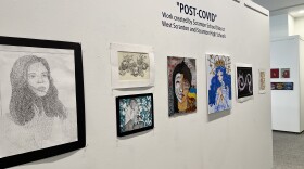 Scranton School District students' artwork at the Hope Horn Art Gallery at the University of Scranton