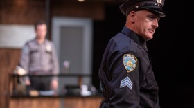 Kenny Toll and Mark W. Soucy in "Lobby Hero"