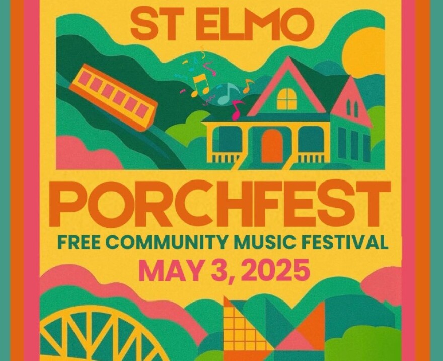 St. Elmo Porchfest poster.