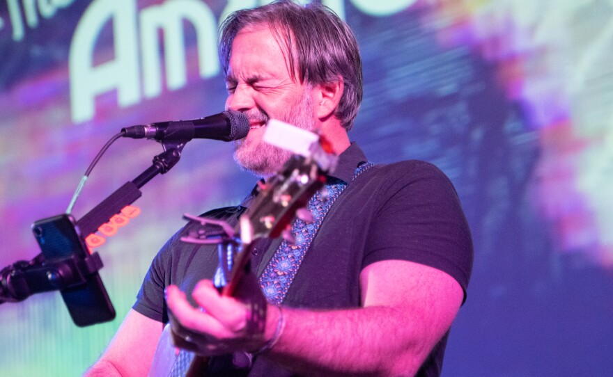 The American Landscape performs at IndieCraft on Friday, May 19, 2023 in Springfield, Ohio (Ruthie Herman for WYSO)