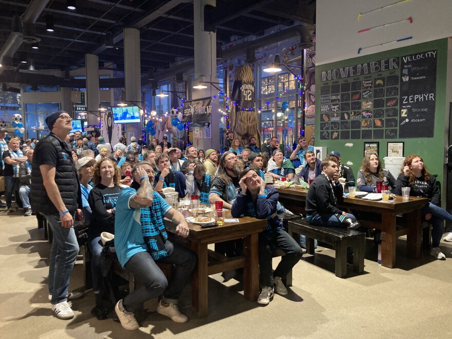 Velocity fans watched as all hope disappeared during the final minutes of the championship game.