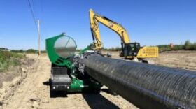 FILE, Contractors install the Arkansas Valley Conduit east of Pueblo.