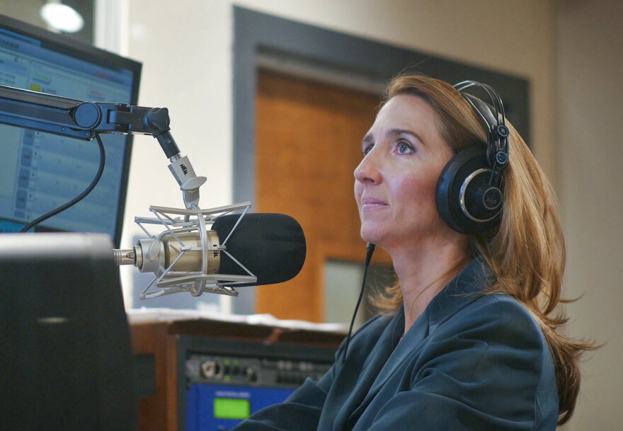  Nicole Cox announcing at the AZPM studio