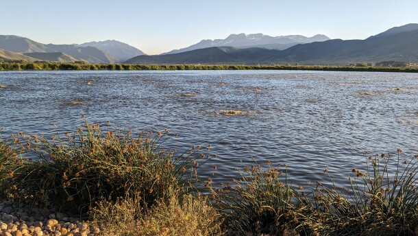 The Heber Valley Special Services District's sewage treatment ponds in Midway.