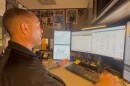 Fort Myers Police Department Detective David Dietz scans information on crypto fraud.