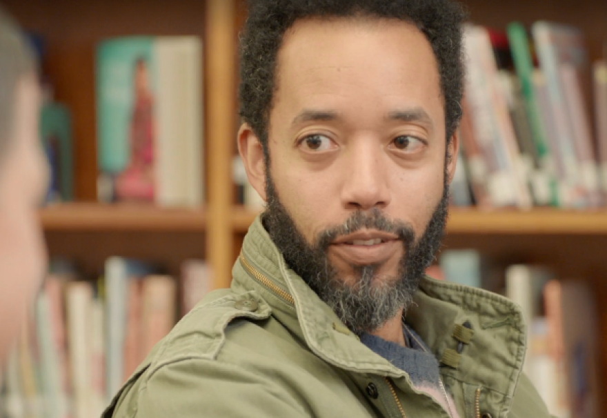 A screenshot from the trailer of the Rainier Beach episode of "Wyatt Cenac's Problem Areas."