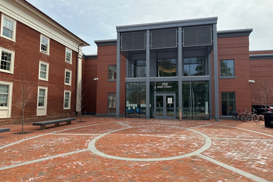 Albemarle County Courthouse, where Dayton Webber had a hearing, is seen on March 26, 2026, in Charlottesville, Va.