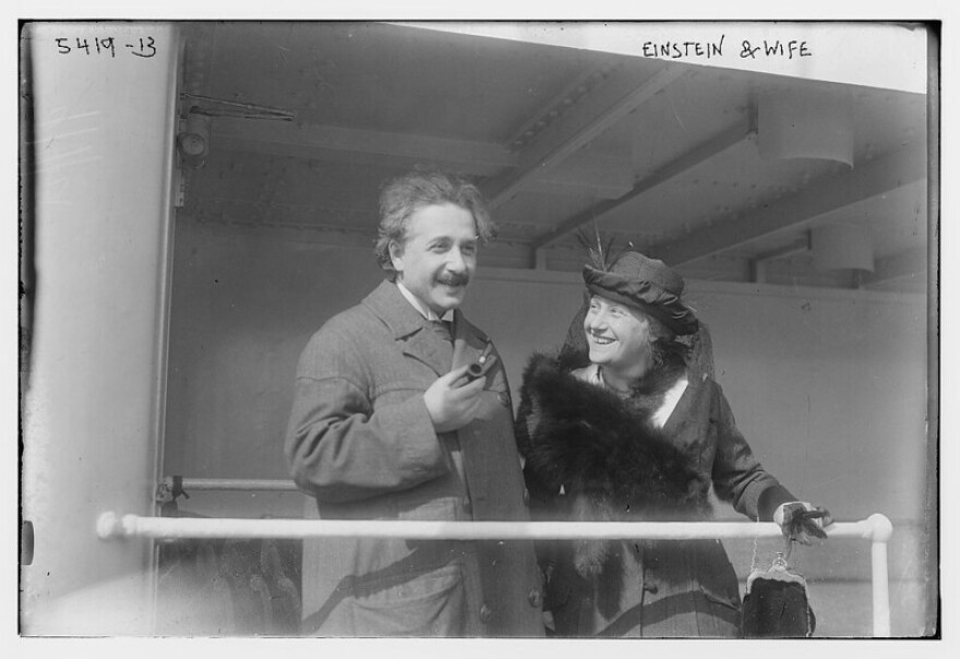 Photo: Prof. Albert Einstein, the famous scientist, and Mrs. Einstein reaching New York on the Rotterdam, April 3, 1921. Credit: LOC/Flickr/Creative Commons