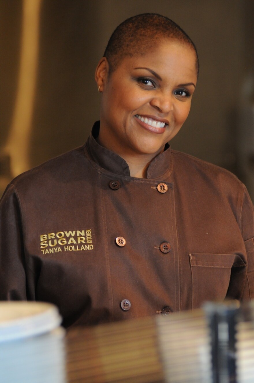 Tanya Holland is the executive chef and owner of Brown Sugar Kitchen and B-Side BBQ in Oakland, Calif.