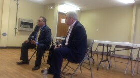 Senator Dick Durbin holds meeting with public housing residents.