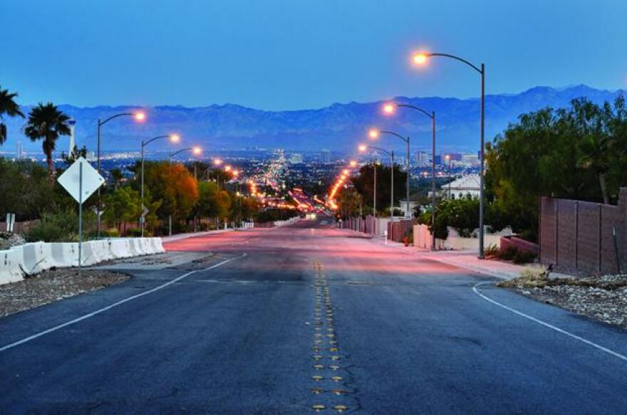 A private mass-transit system is being discussed to run 19 miles east-west across the Las Vegas Valley along Charleston Boulevard, Nearly 35,000 vehicles a day travel through central Las Vegas on Charleston Boulevard, according to the Nevada Department of Transportation.