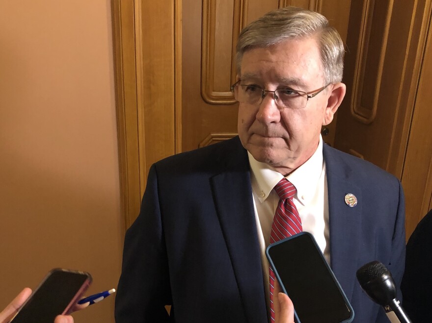 House Speaker Bob Cupp (R-Lima) provides an update on the Ohio Redistricting Commission's plan for adopting a new congressional district map on March 1, 2022.