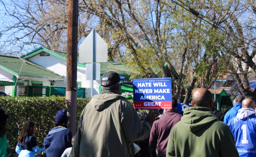 MLK marchers amplified their desire for peace in the country.